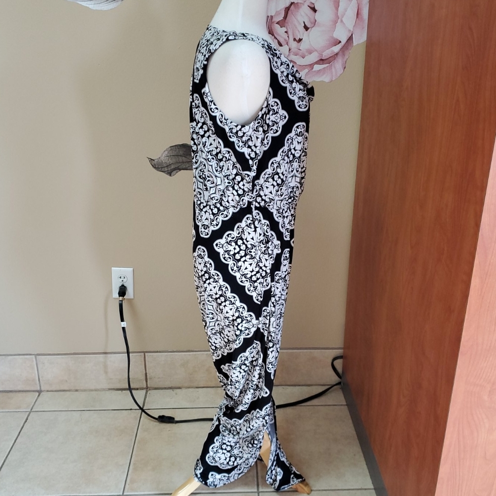 Black Label by Chicos Black and White Dress - Picture 4 of 8